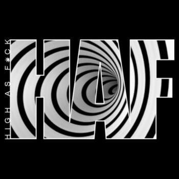 SPIRAL - SUPER SOFT UNISEX SHORT SLEEVE T-SHIRT - BLACK Design