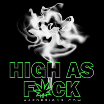 SMOKE - SUPER SOFT UNISEX SHORT SLEEVE T-SHIRT - BLACK Design
