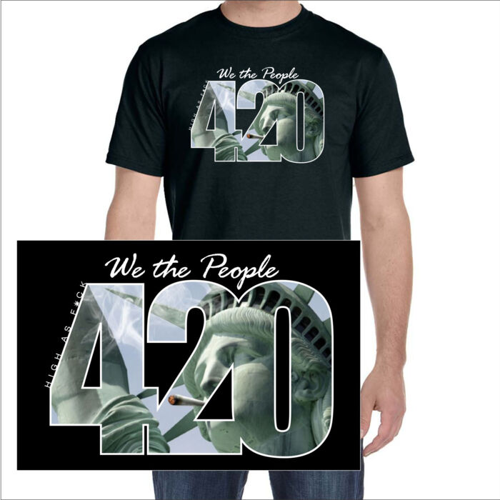 WE THE PEOPLE - SUPER SOFT UNISEX SHORT SLEEVE T-SHIRT - BLACK Thumbnail