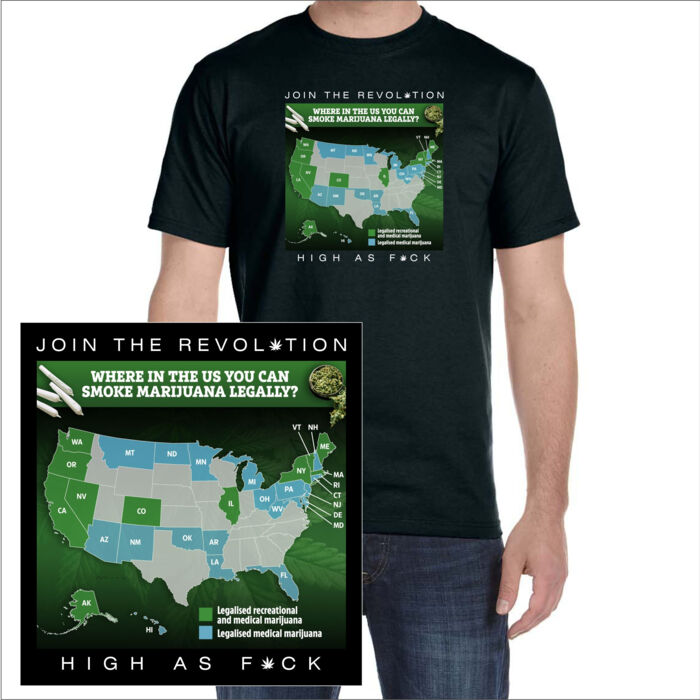 REVOLUTION - SUPER SOFT UNISEX SHORT SLEEVE T-SHIRT - BLACK Thumbnail