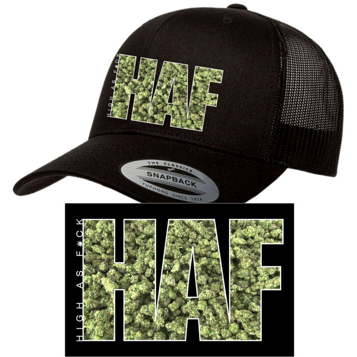 BEST BUDS - PREMIUM UNISEX SNAPBACK HAT WITH CURVED BILL - BLACK Thumbnail