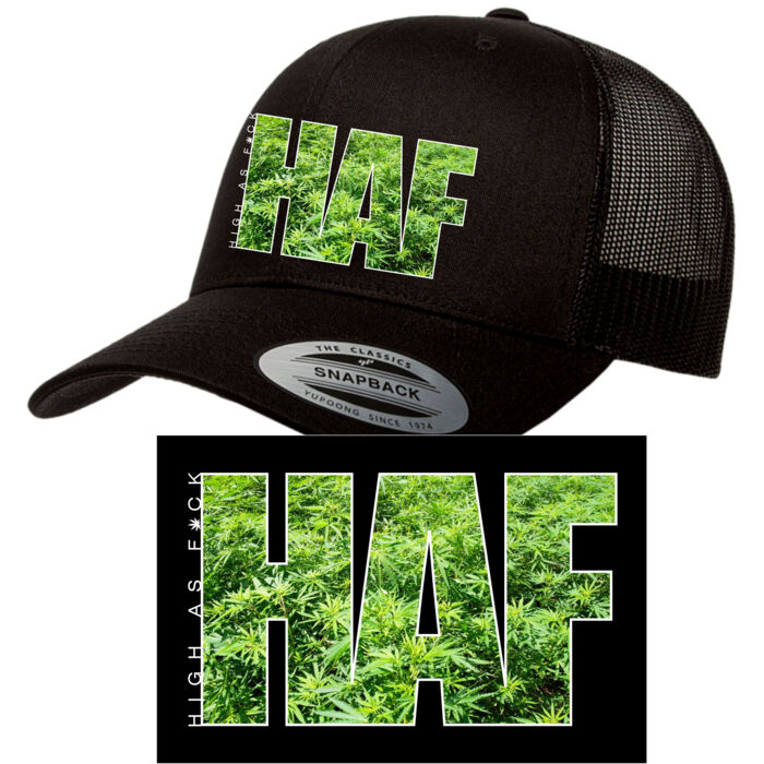 FIELD OF DREAMS - PREMIUM UNISEX SNAPBACK HAT WITH CURVED BILL - BLACK Thumbnail
